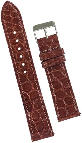 Swiss Watch International 21 MM Sky Blue Genuine Lizard Strap
